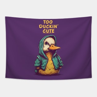 Too Duckin' Cute Duckie Tapestry