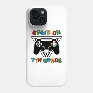 Back To School Game On 7th Grade Funny Gamer Kids Boys Phone Case