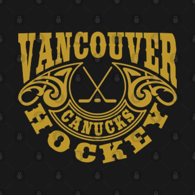 Vintage Retro Vancouver Canucks Hockey by carlesclan