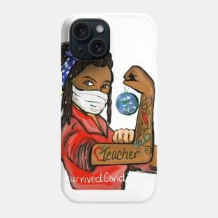 Teacher Covid shirt Phone Case