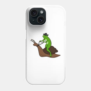 Cowboy Frog and Snail Steed Phone Case