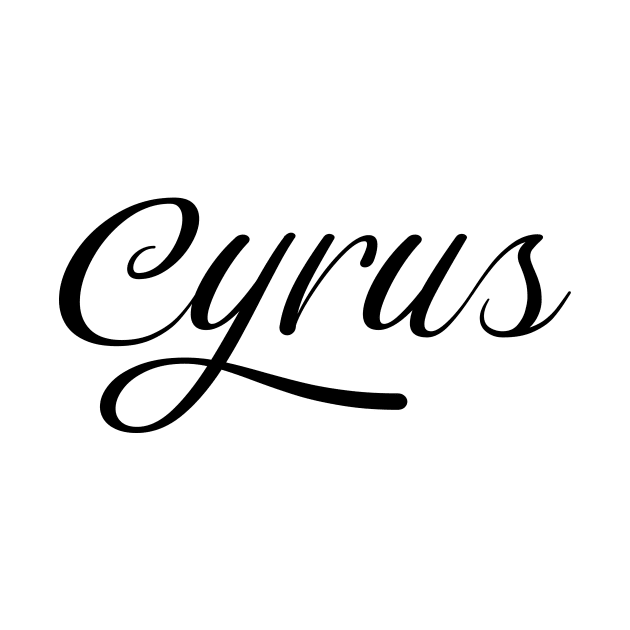 Name Cyrus by gulden