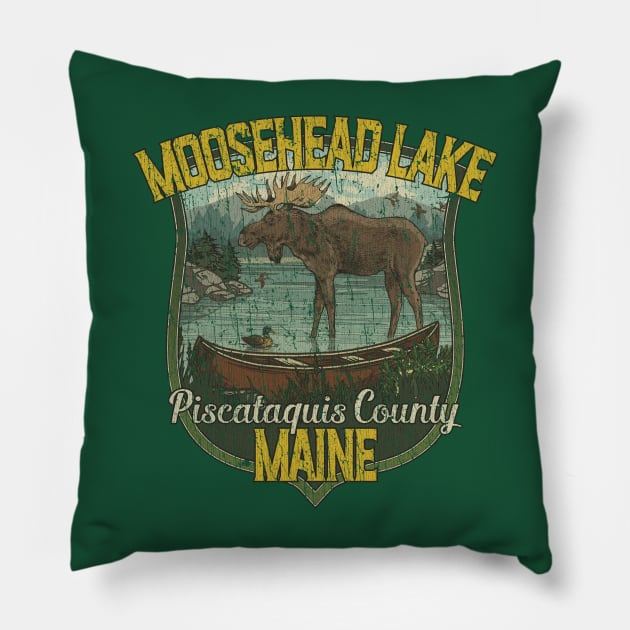 Moosehead Lake Maine 1827 Pillow by JCD666