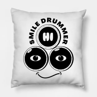 Smile Drummer Pillow