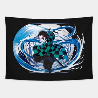 Guardians of the Night - Tanjiro Tapestry