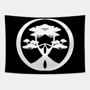 Bonsai Tree Meditation Tapestry