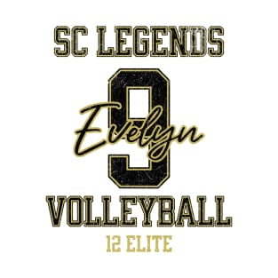 Evelyn #9 SC Legends (12 Elite) - White T-Shirt