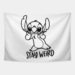 Stay weird Tapestry