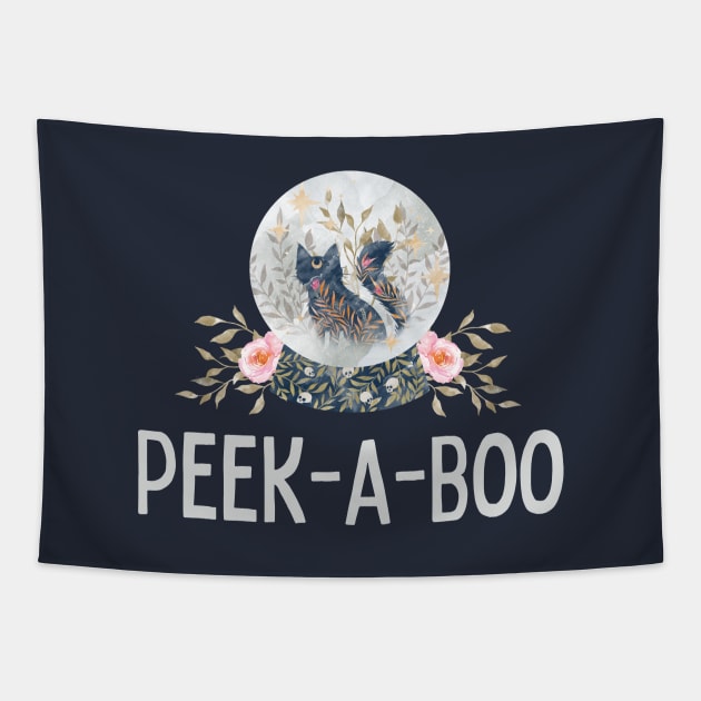 Crystal Ball Gift Peek-A-Boo Mama Witch Shirt Tapestry by InnerMagic