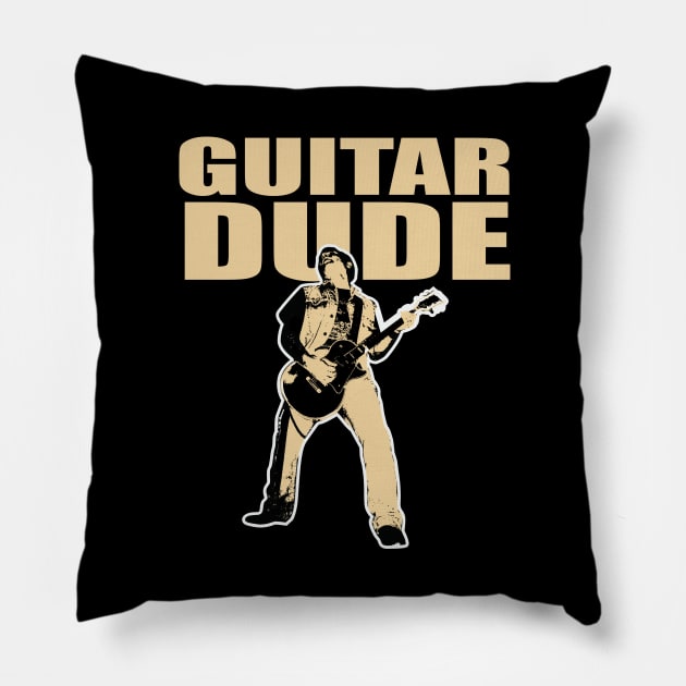 Guitar Dude Pillow by BC- One- Shop