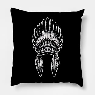 Native American Headdress Pillow