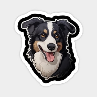 Cute Border Collie Dogs Funny Border Collie Magnet