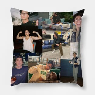 Milo Manheim Collage Pillow