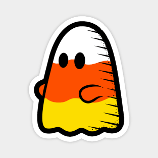 Candy Corn Ghost Magnet