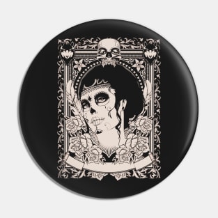 Voodoo Face Pin