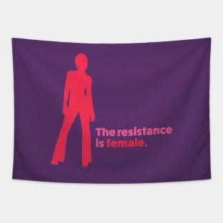 The Resistance is Female Tapestry