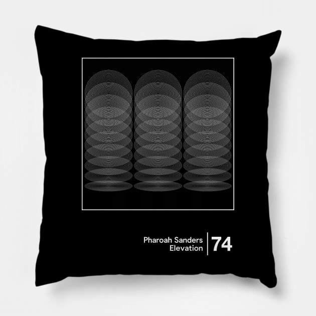 Pharoah Sanders / Minimalist Graphic Artwork Design Pillow by saudade