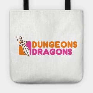 Dungeons and Dragons and Dunkin and Donuts Tote