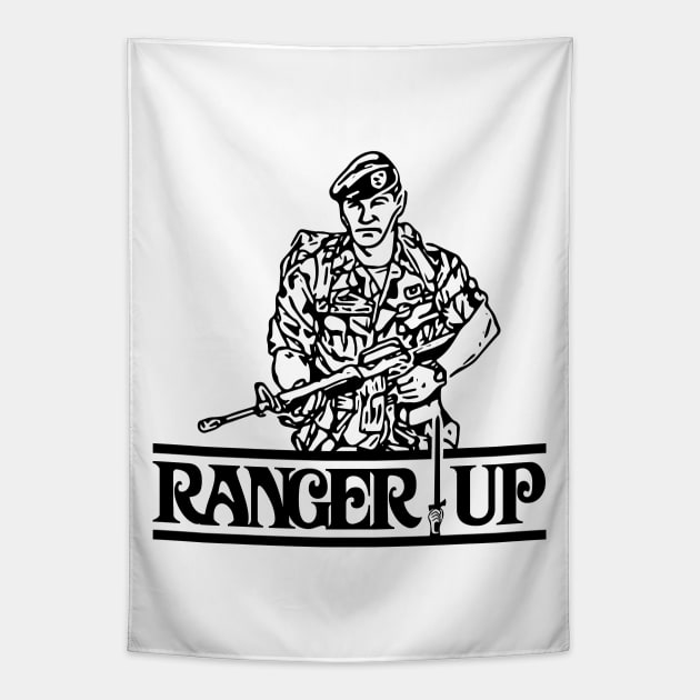 US Army Ranger (dark) Tapestry by Doc Multiverse Designs