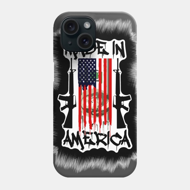 Made in America Phone Case by hoodforged