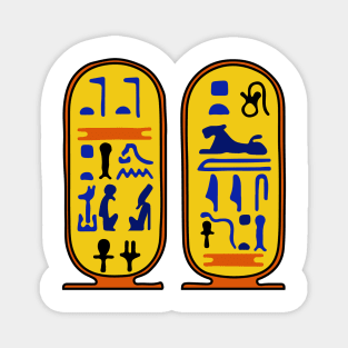 Hieroglyphs of the Pharao Magnet