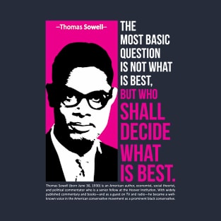 African America economist social theorist T-Shirt