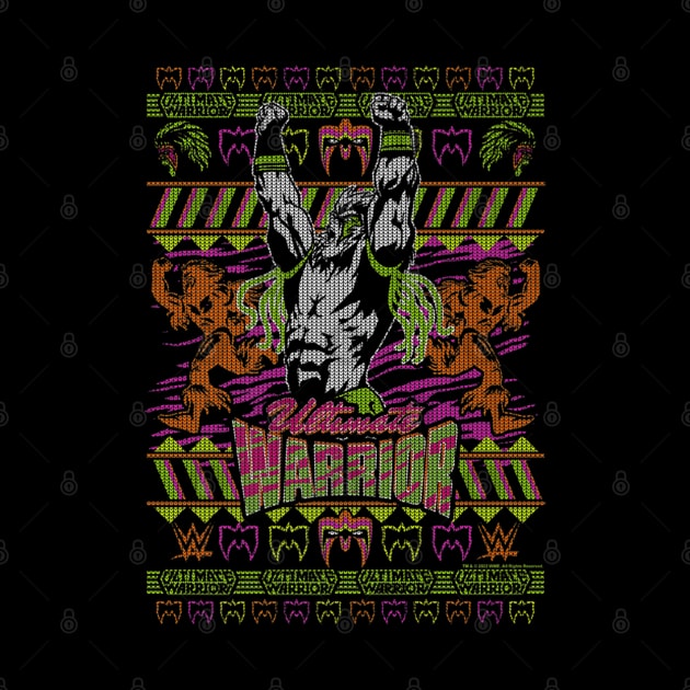 Ultimate Warrior Neon Ugly Christmas by Holman