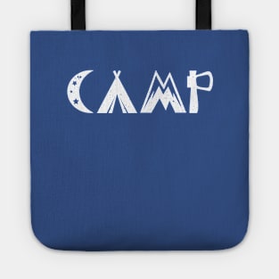 Vintage Style Camping Dad Mom T Shirt | Cute Camping Gift Tote