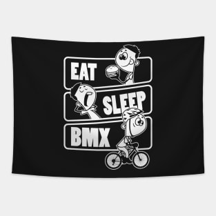 Eat Sleep BMX - Bicycle Cycle Bike Gift graphic Tapestry