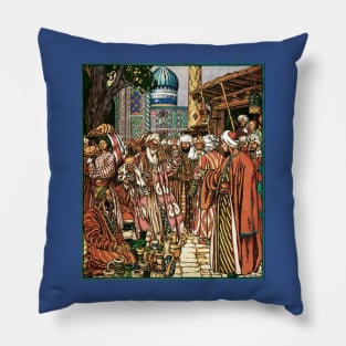 The Magic Carpet - Ivan Bilibin Pillow