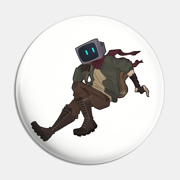 TV Guy Pin by Nic Stylus