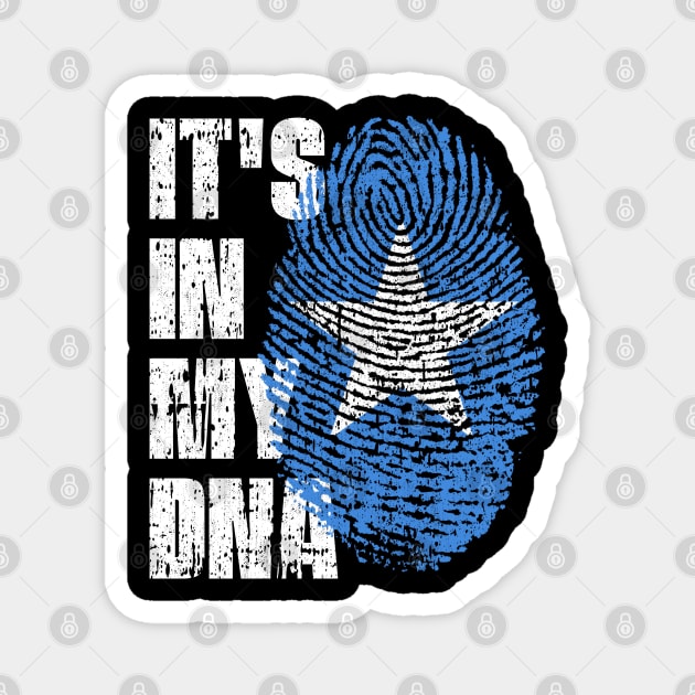 IT'S IN MY DNA Somalia  Flag Boy Girl Gift Magnet by simonStufios