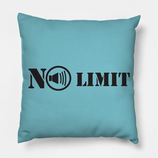 no limit Pillow by elmirana