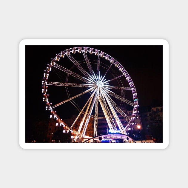 Ferris Wheel Magnet by Kate-P-