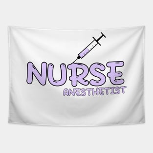 Nurse Anesthetist (CRNA) Purple Tapestry