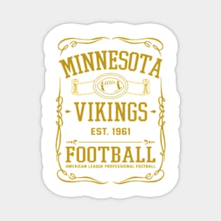 Vintage Vikings American Football Magnet