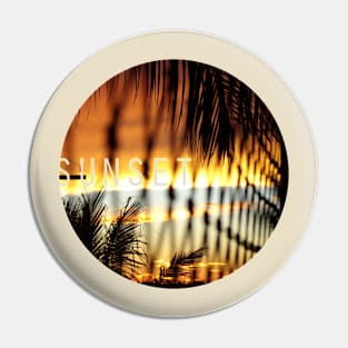 Sunset Pin