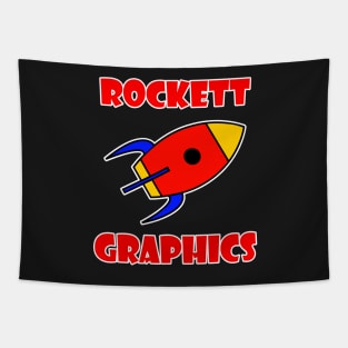 Rockett Graphics Logo Tapestry