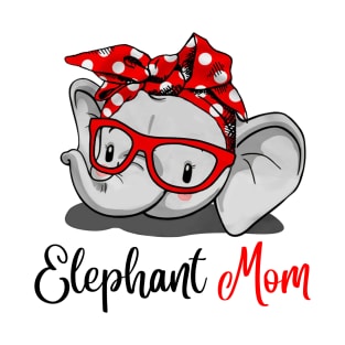 Elephant Mom Mothers Day Gifts T-Shirt