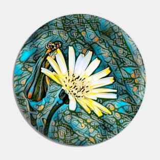 Flower art illustration Pin