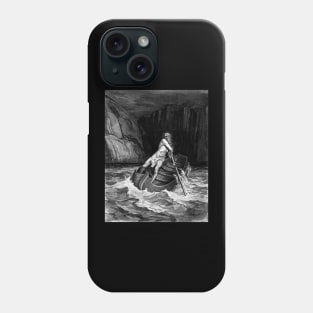 Charon crosses the river Acheron - Gustave Dore Phone Case