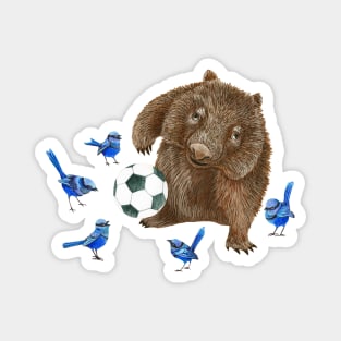 Wombat vs wrens soccer Magnet