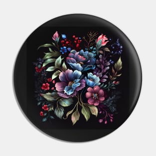 Floral Pattern 7 Pin