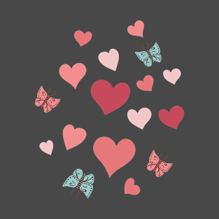 Valentines Butterflies T-Shirt