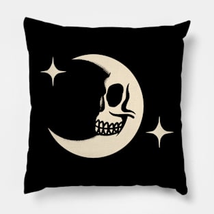 Skull Moon Pillow