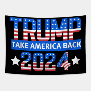 Trump 2024 Take America Back Tapestry