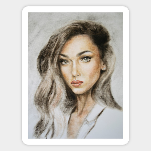 Oil Painting For Your Design Light Portrait Of A Girl Beautiful