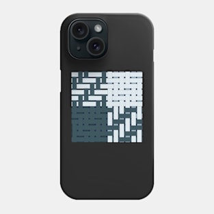 4 Shaft Houndstooth Woven Pattern Phone Case