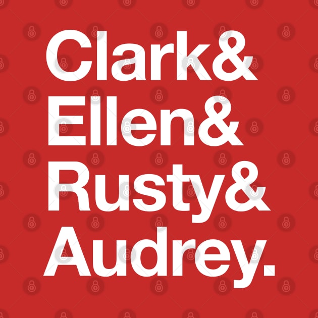 Clark & Ellen & Rusty & Audrey - names by BodinStreet