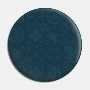 Elegant Blue Talavera Tile Pattern by Akbaly Pin